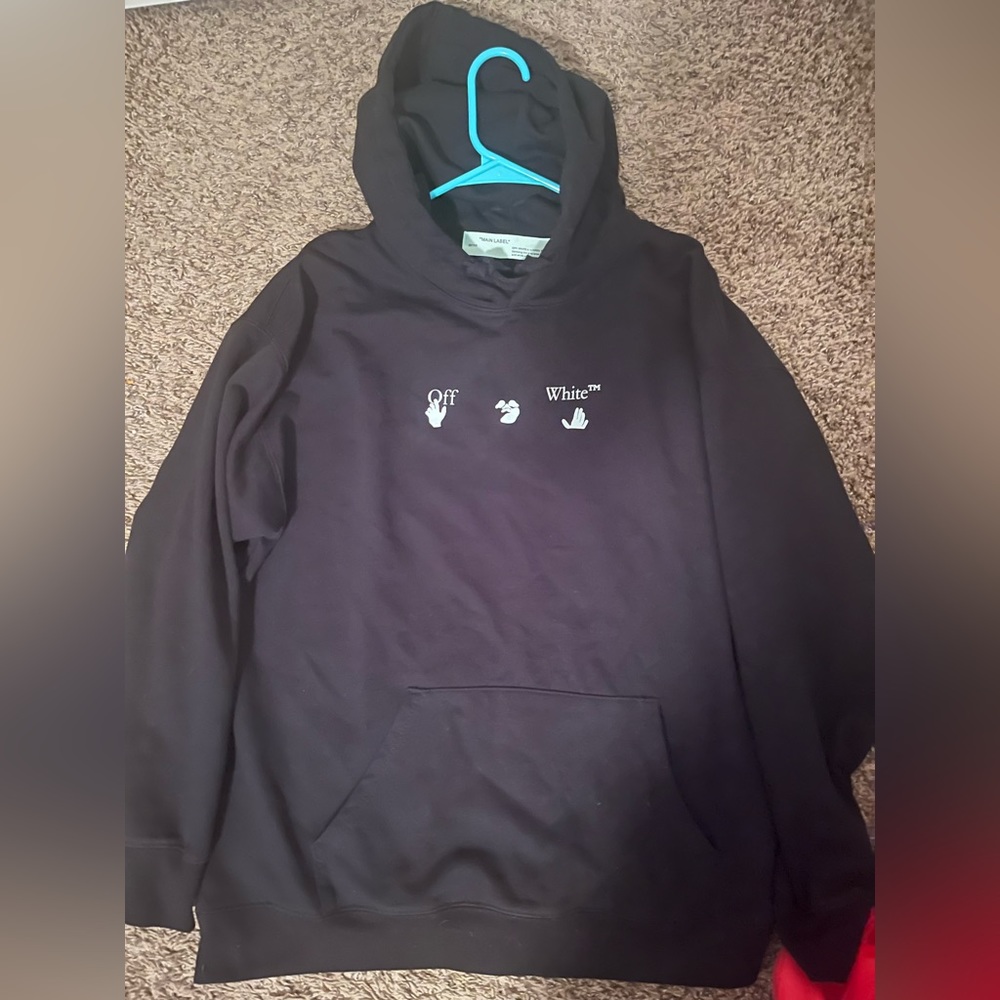 “Off-White” Hoodie men’s Large